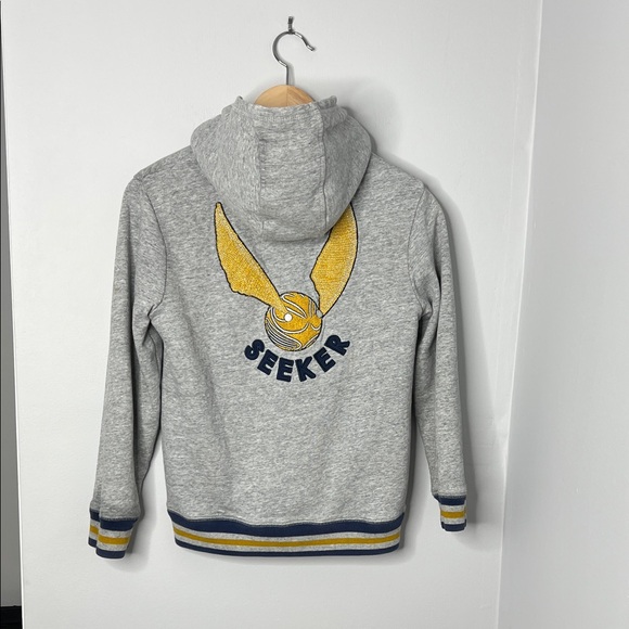 Mini Boden Harry Potter Seeker Zip Up Hoodie Sherpa Lined Kids size 9-10 - Picture 6 of 15